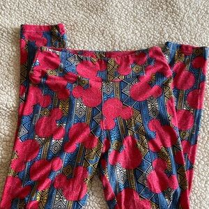 Lularoe OneSize Leggings Micky Mouse
